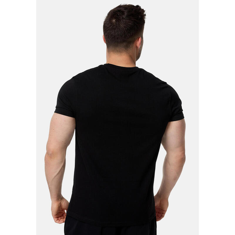 TAPOUT Herren T-Shirt normale Passform LIFESTYLE BASIC TEE