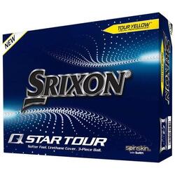 Boîte de 12 Balles de Golf Srixon Q-Star Tour Jaune