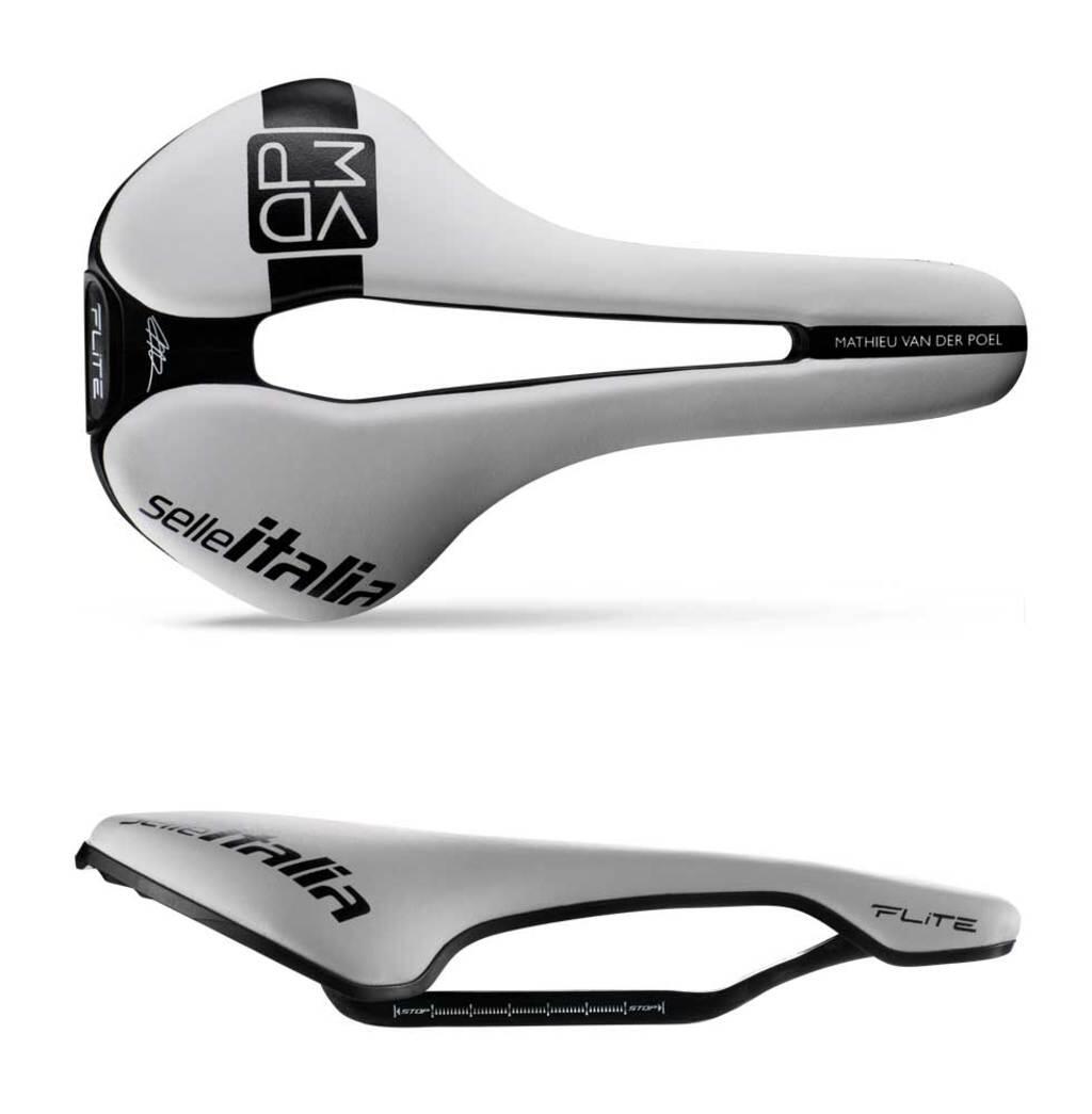 SELLE ITALIA Sella FLITE Boost Superflow Kit Carbon MVDP bianca - L3