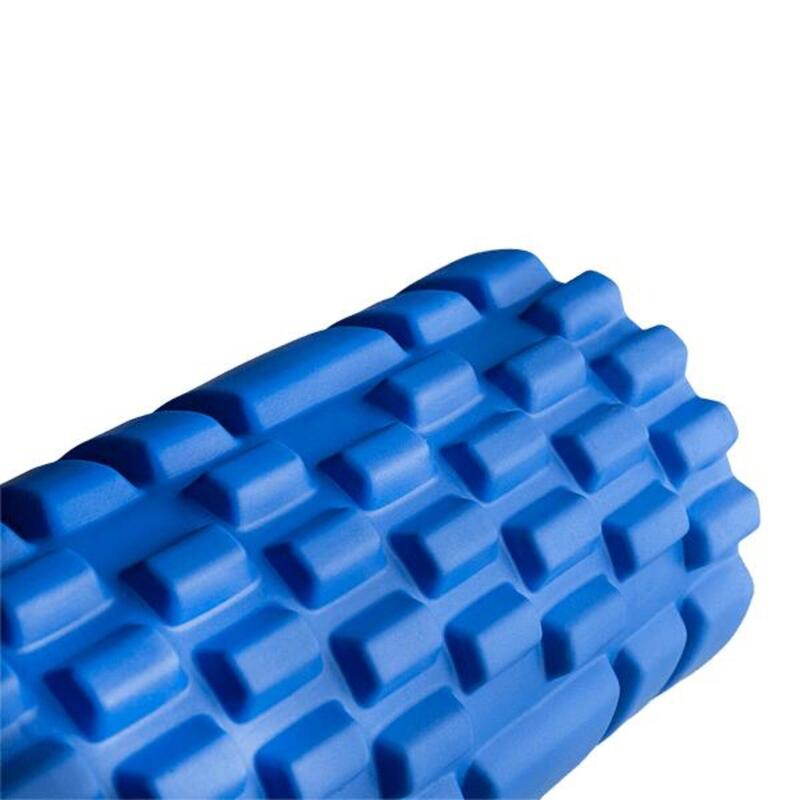 Wałek piankowy / wałek do masażu / wałek fitness 33cm - Ø 14cm - niebieski