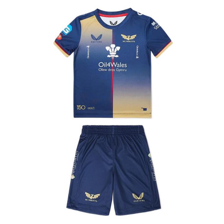 Castore Scarlets Infants Away Kit Navy Ti1506 TI1506 Navy 1/4