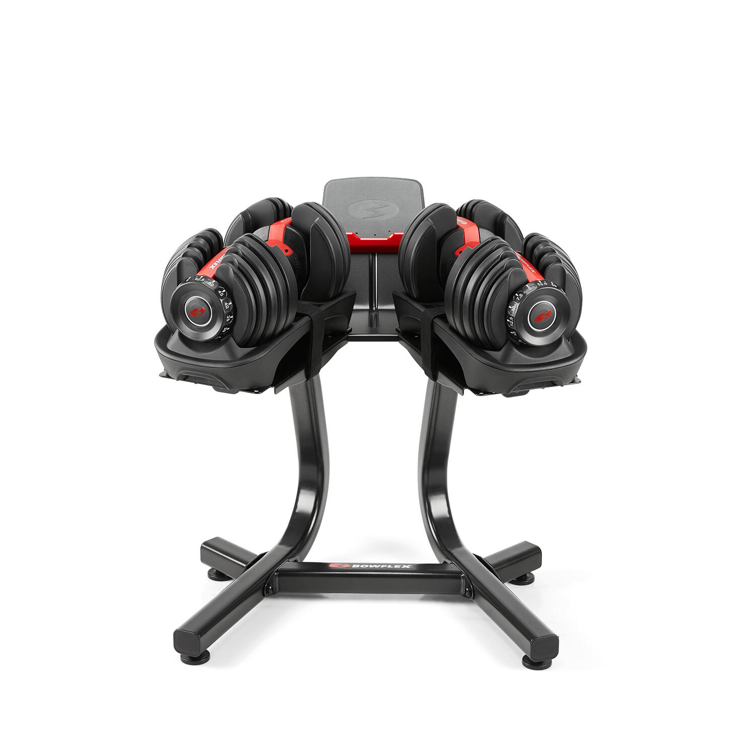 Bowflex 2 24 Kg Bowflex SelectTech 552i Dumbbells Pair Stand BOWFLEX Decathlon