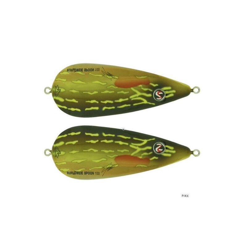 Cuiller Ondulante River2Sea Worldwide Spoon 10cm (Pike)