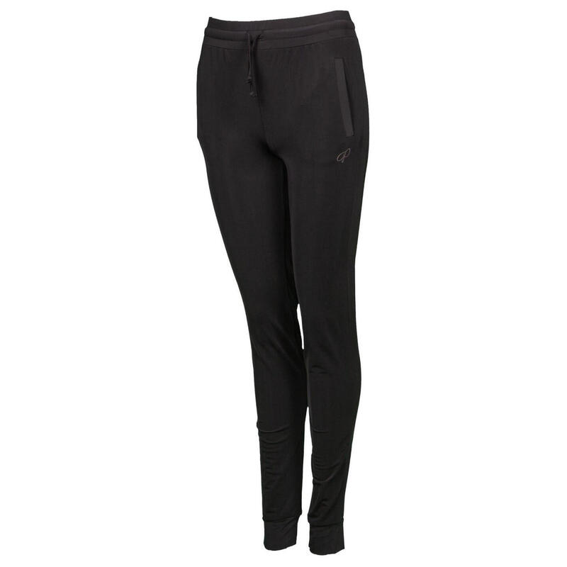 Pantalon yoga flow Bambou performance - Sarouel yoga élégance - Noir