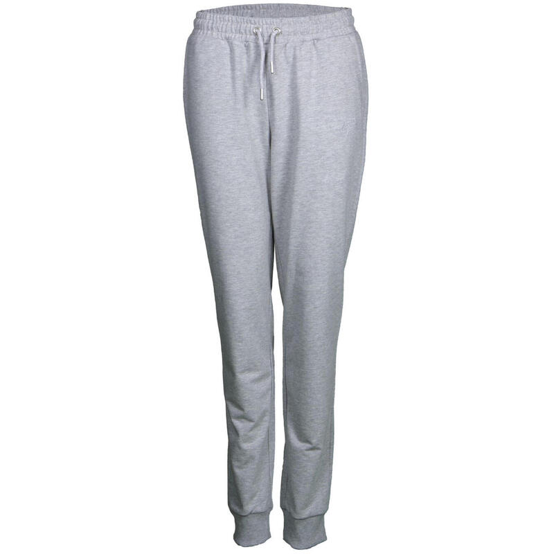 Papillon Pantalon de survêtement avec manchettes pour dames, gris,