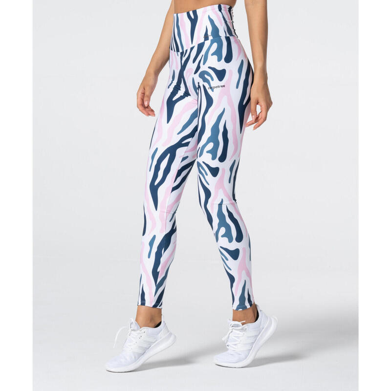 Legginsy z nadrukiem Zebra