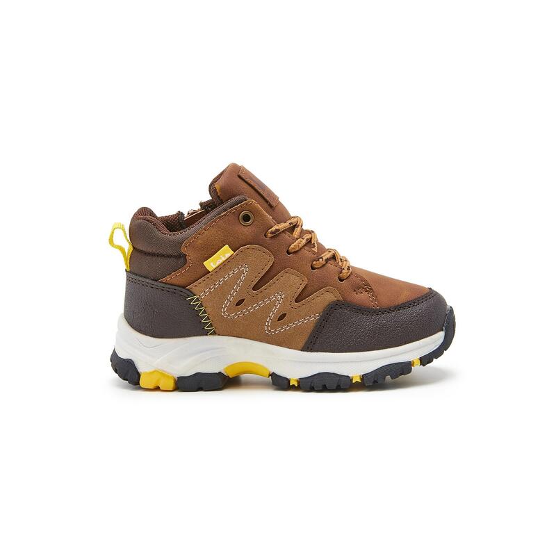 Botines Niños Lois 46213 Marrones Acolchados con Cordones