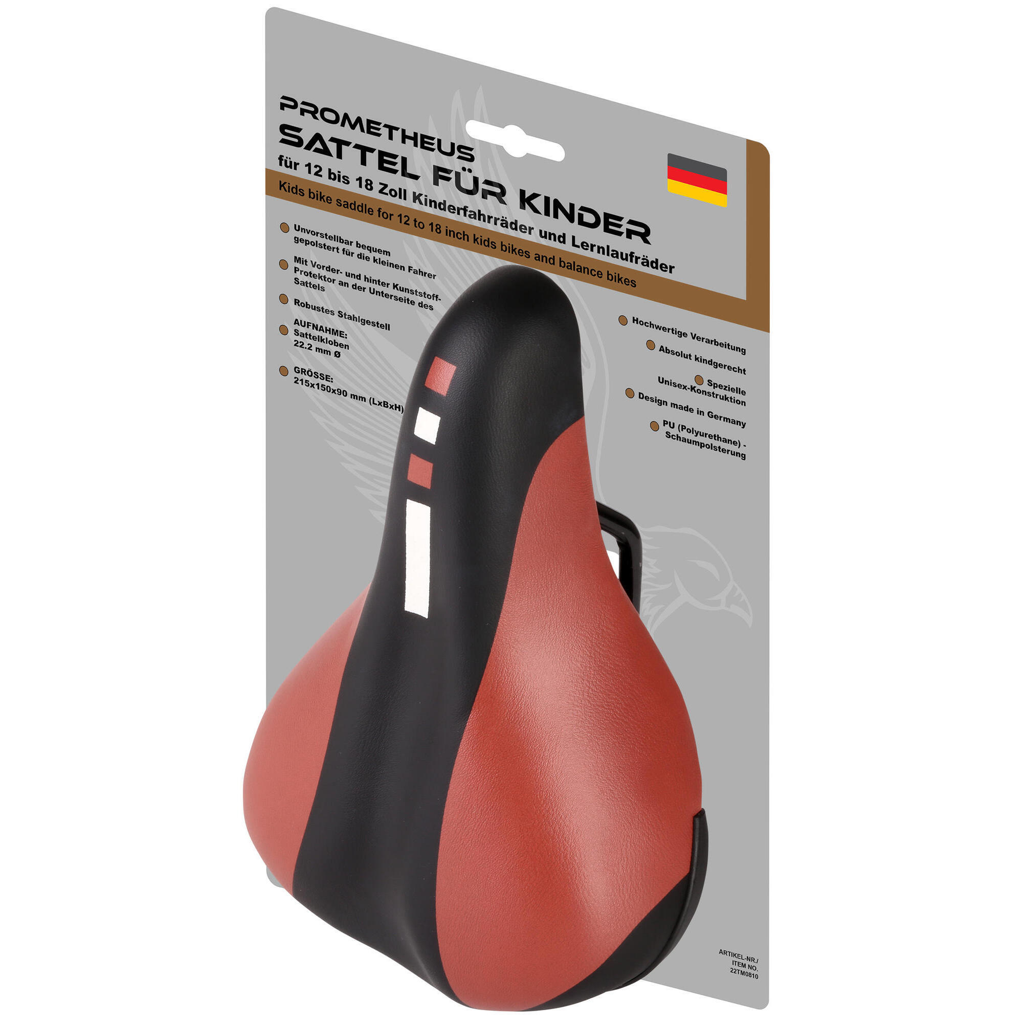 Prometheus Bicycles - Selle Pour Vélo Enfant Et Draisienne Pour 12 14 16 18 Pouces Vélos Enfants - Selle De Vélo - Marron|noir - Taille Unique - Decathlon