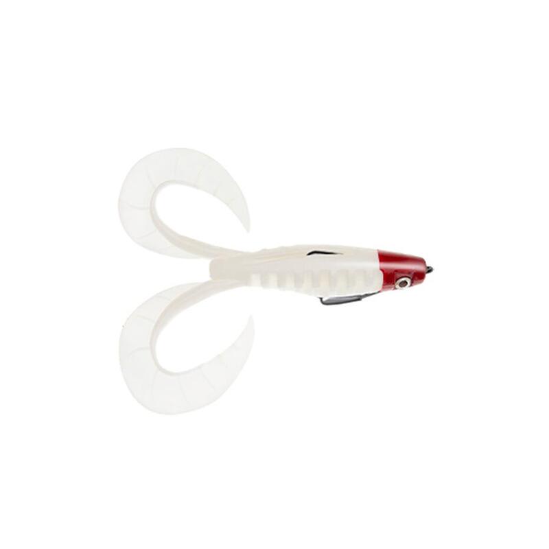 Leurre Souple Delalande Neo Frog 18cm (61 - Blanc Tête Rouge - 72g - 18cm)