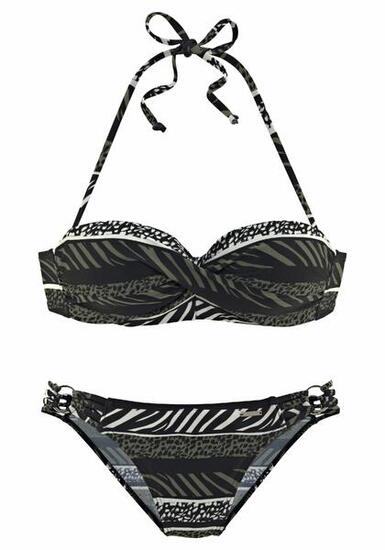 Damen Bruno Banani Bügel-Bandeau-Bikini