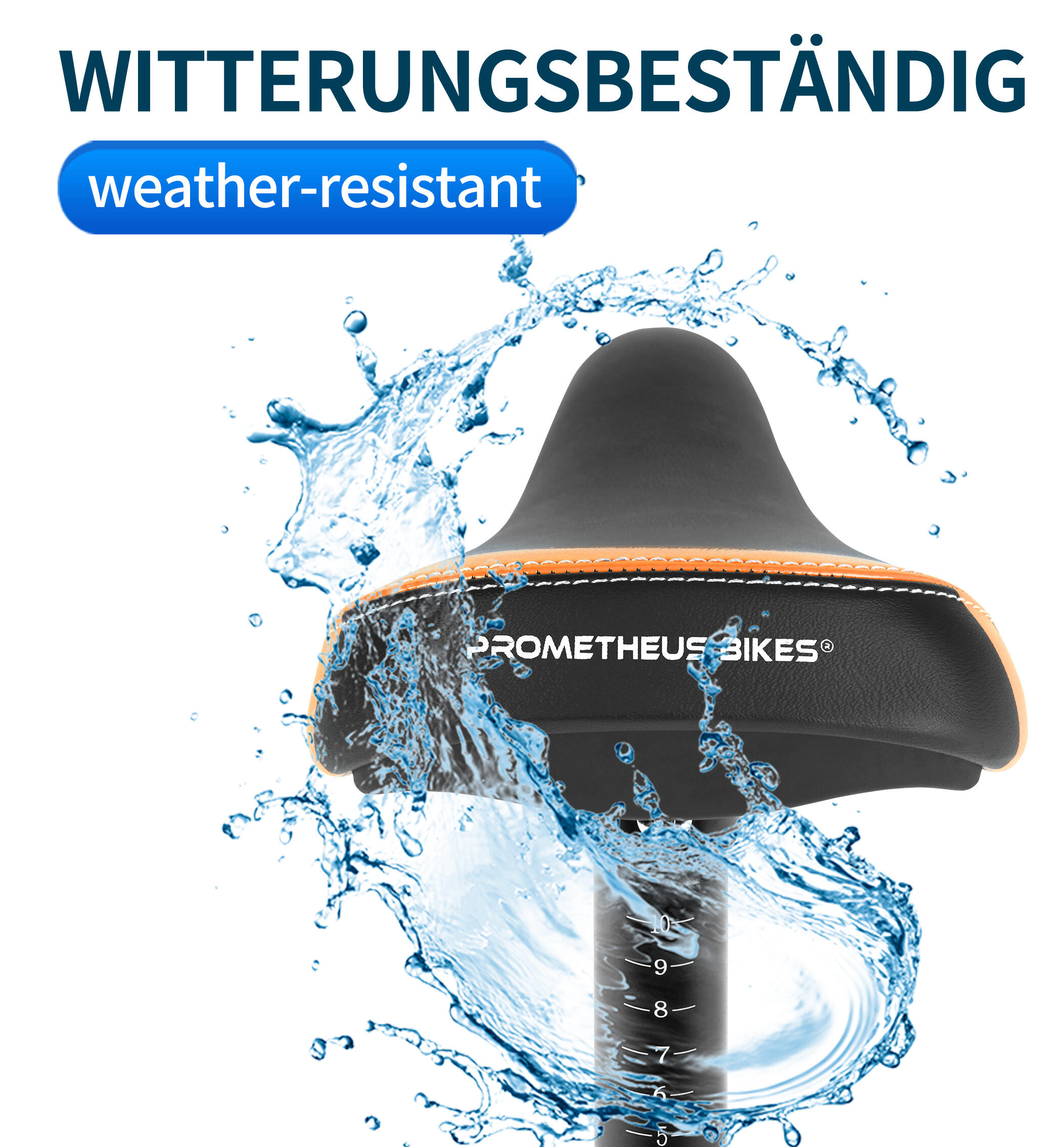 Sattel für Laufrad Kinderfahrrad 10-12 Zoll mit Sattel-Stütze Alu 25.4mm 5/7