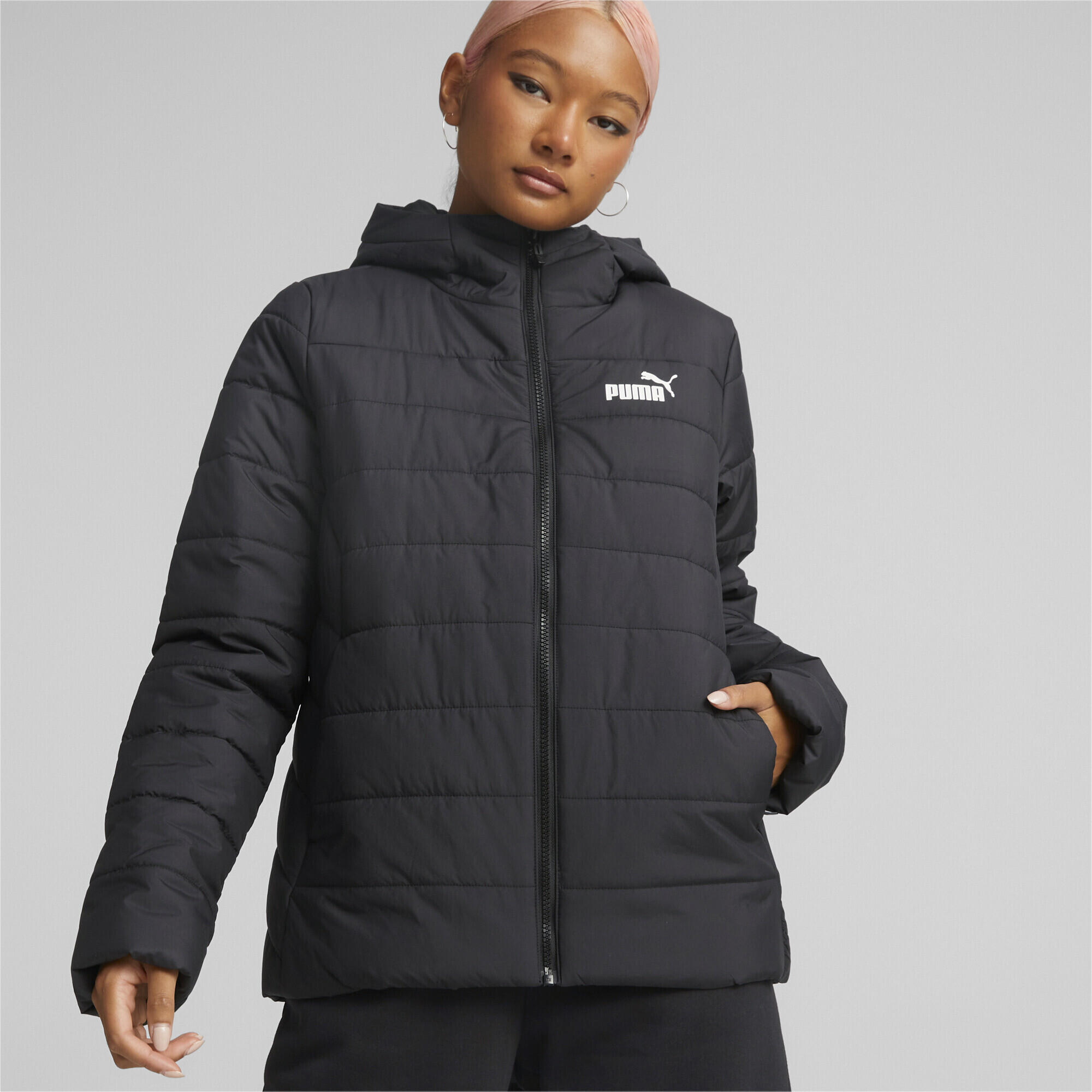 Giacca imbottita Essentials da donna PUMA Black 2/7