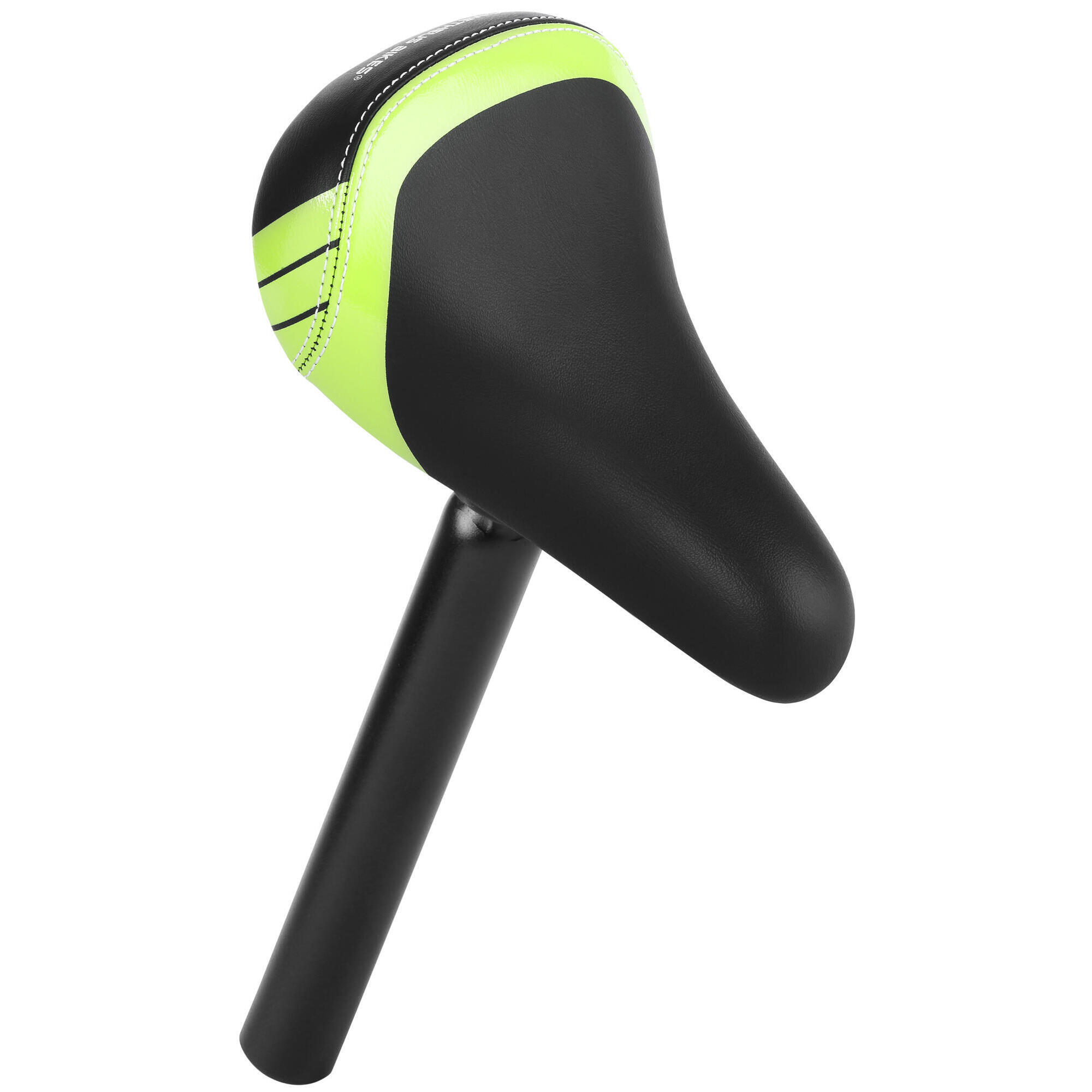 Prometheus Bicycles - Selle De Vélo De Draisienne Enfants 10-12 Pouces Avec Tige De Selle Alu 25.4mm - Selle De Vélo - Noir|vert - Taille Unique - Decathlon