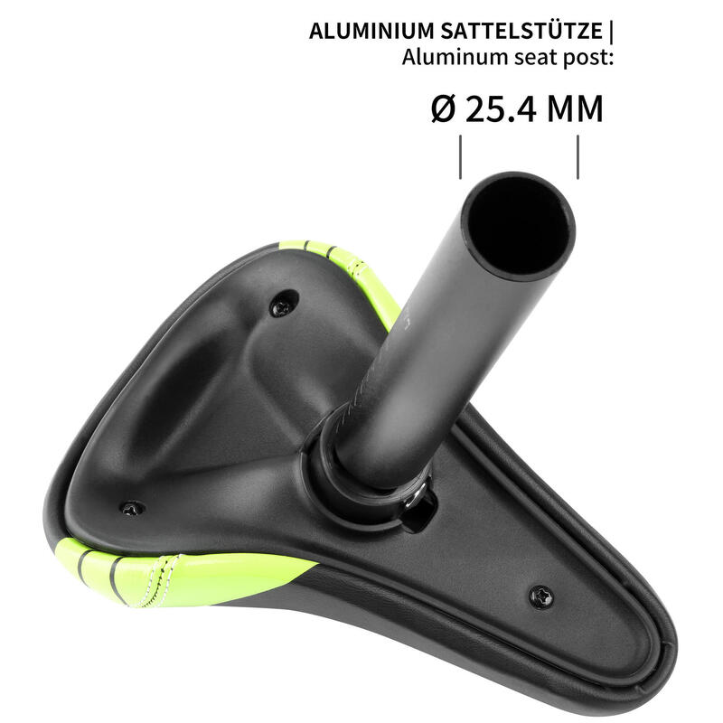 Selle de vélo de draisienne enfants 10-12 pouces avec tige de selle alu 25.4mm