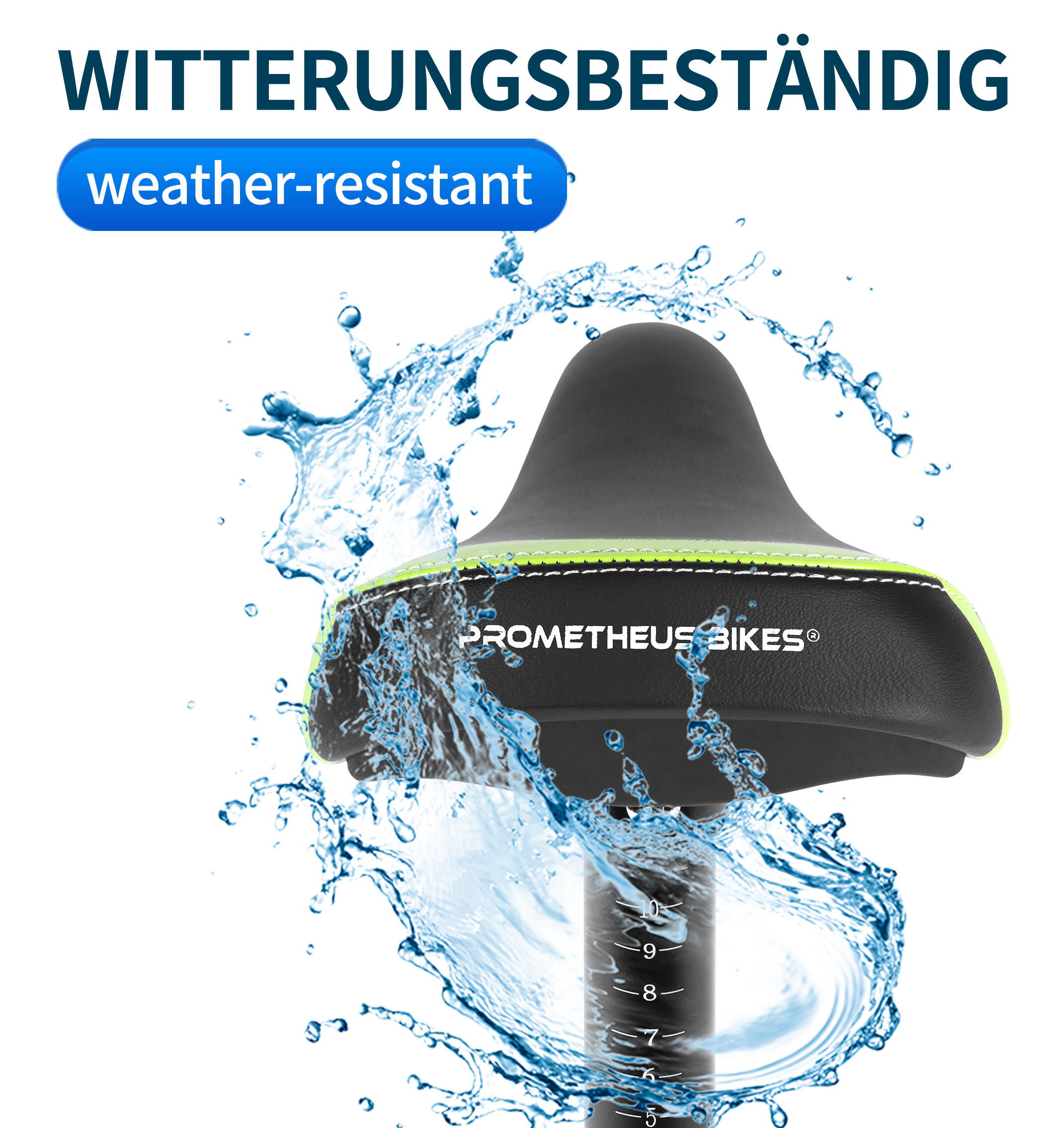 Sattel für Laufrad Kinderfahrrad 10-12 Zoll mit Sattel-Stütze Alu 25.4mm 5/6