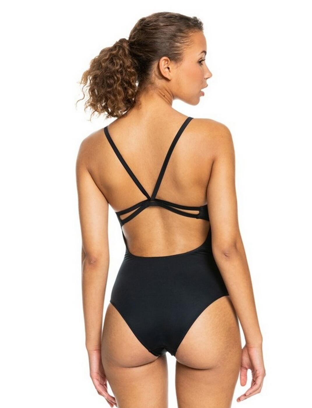 ROXY Roxy Badeanzug Active schwarz 3/4