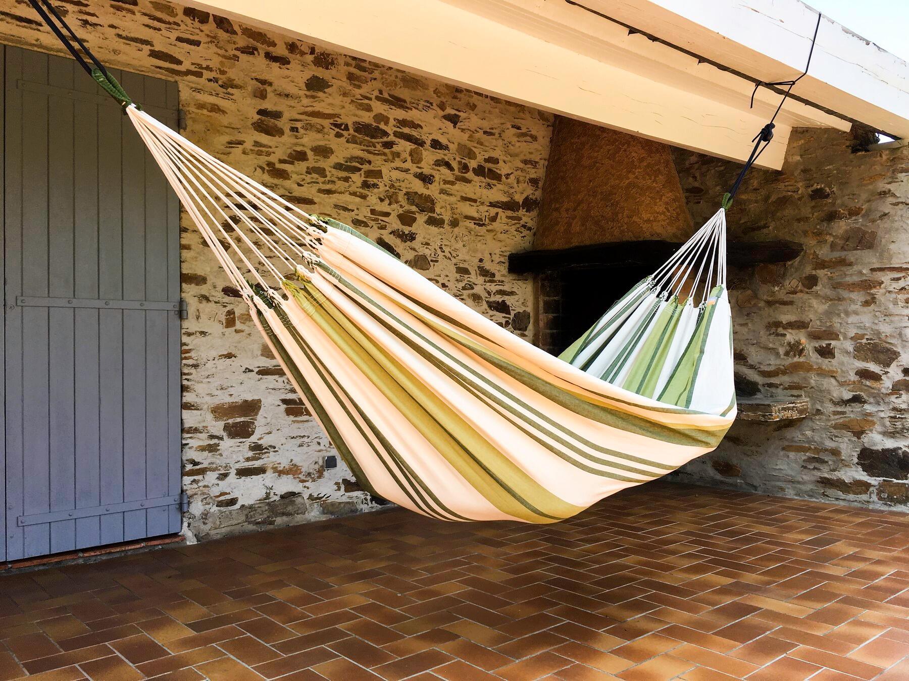 Hamac Provence Olivier, coton bio 6/7