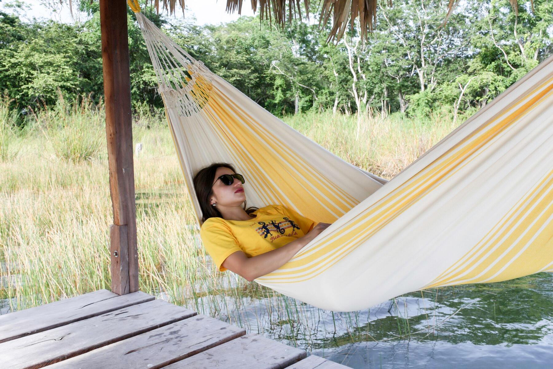Hamac Double Deluxe Sunflower 4/7