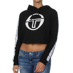 Sweat Crop Noir Femme Sergio Tacchini Coran