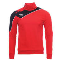Sweat rouge/noir Homme Umbro Division 1