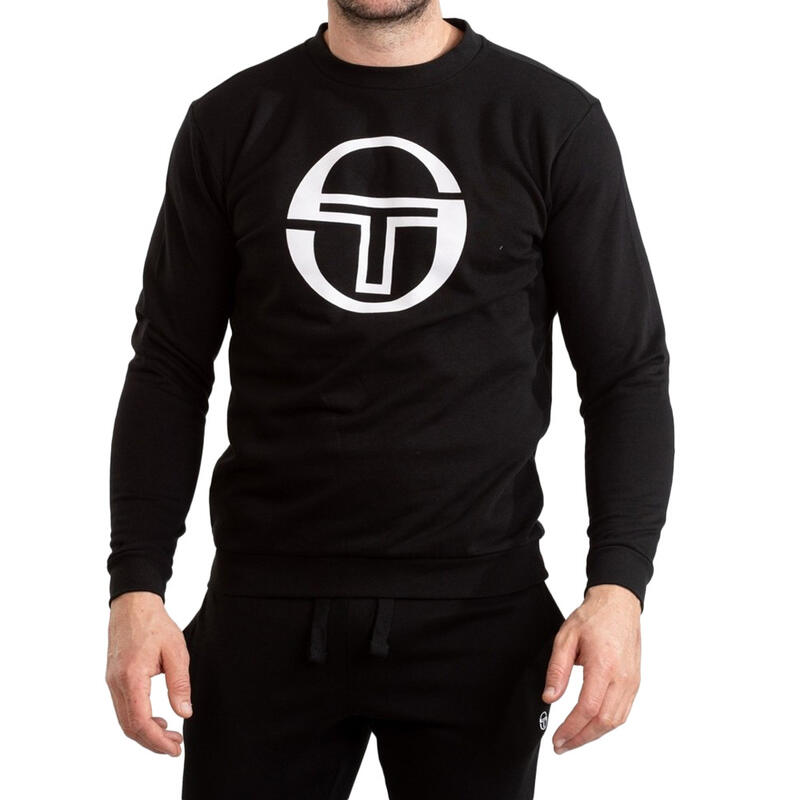 Sweat Noir Homme Sergio Tacchini Crew Stadium