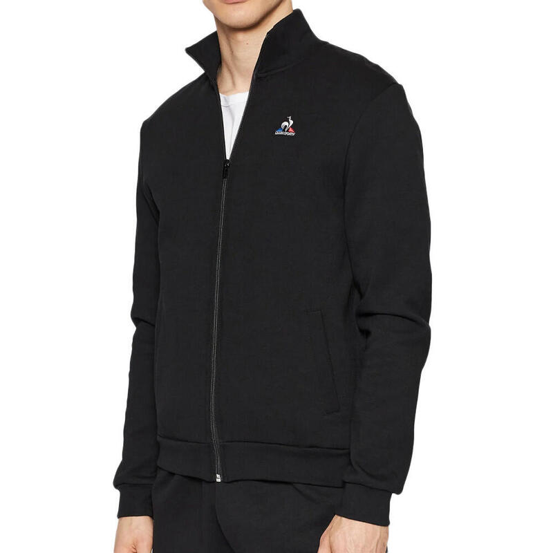 Felpa Le Coq Sportif Ess Fz Sweat N°3 M Nero Adulto