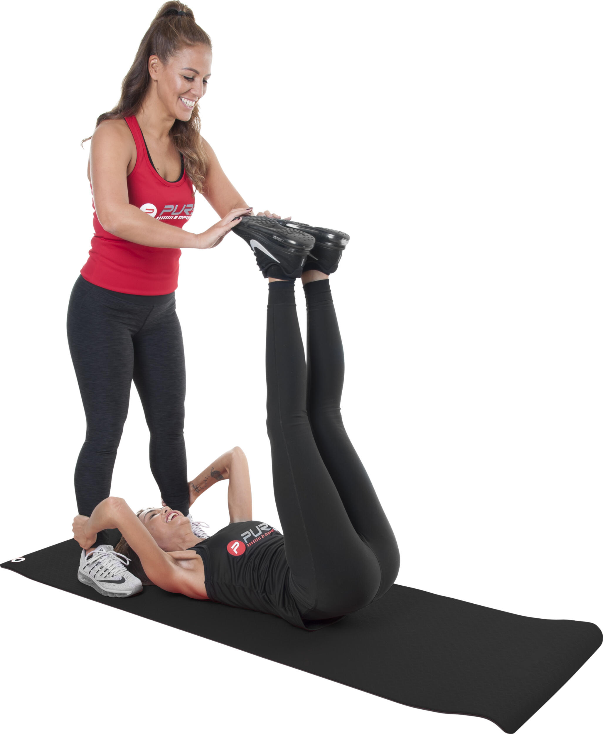 Pure2Improve tapis de fitness 173 x 61 cm TPE noir 5/7