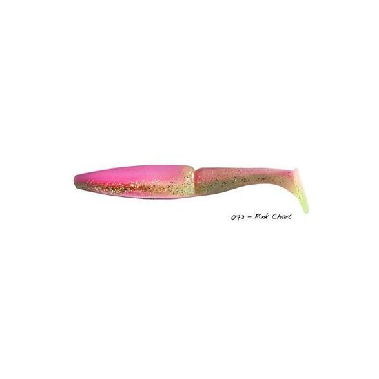 Leurre Souple Sawamura One Up Shad 5 pouces - 10,6cm (073 - Pink Chart)