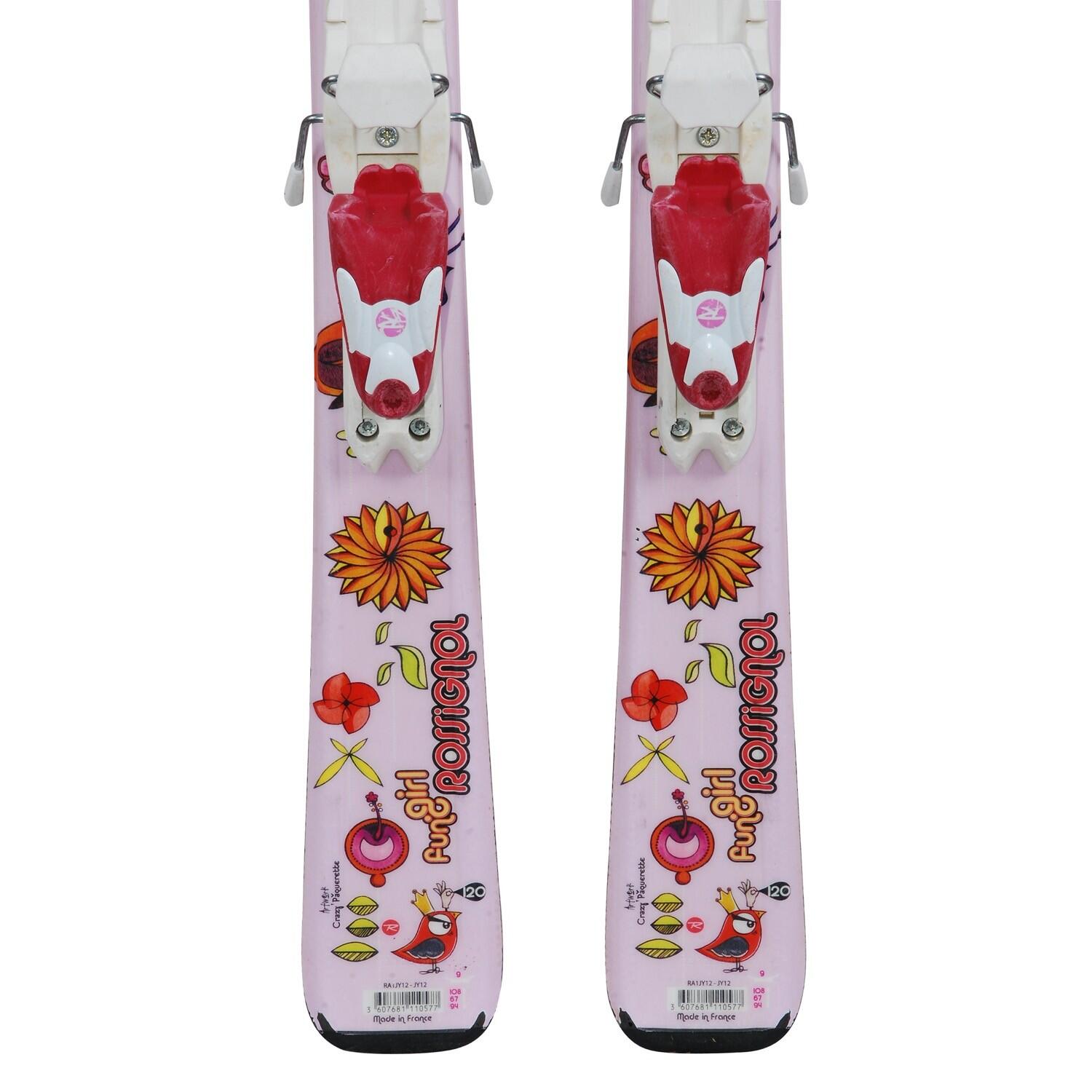 TWEEDEHANDS - Ski Occasion Rossignol Fun Girl Crazy + Fixations 4/4