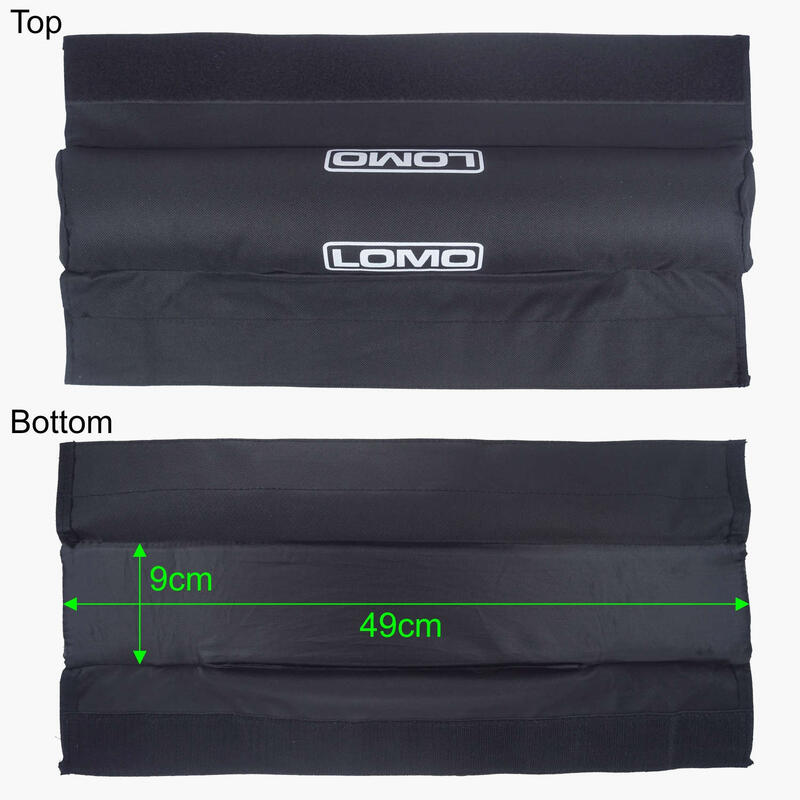 Lomo Aero Roof Rack Bar Pads 1 PAIR 49cm LOMO Decathlon
