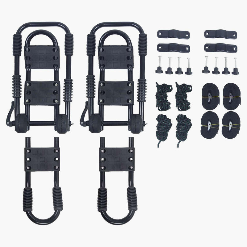 Lomo Double Folding Kayak J Bars 2 Boat Roof Rack LOMO Decathlon