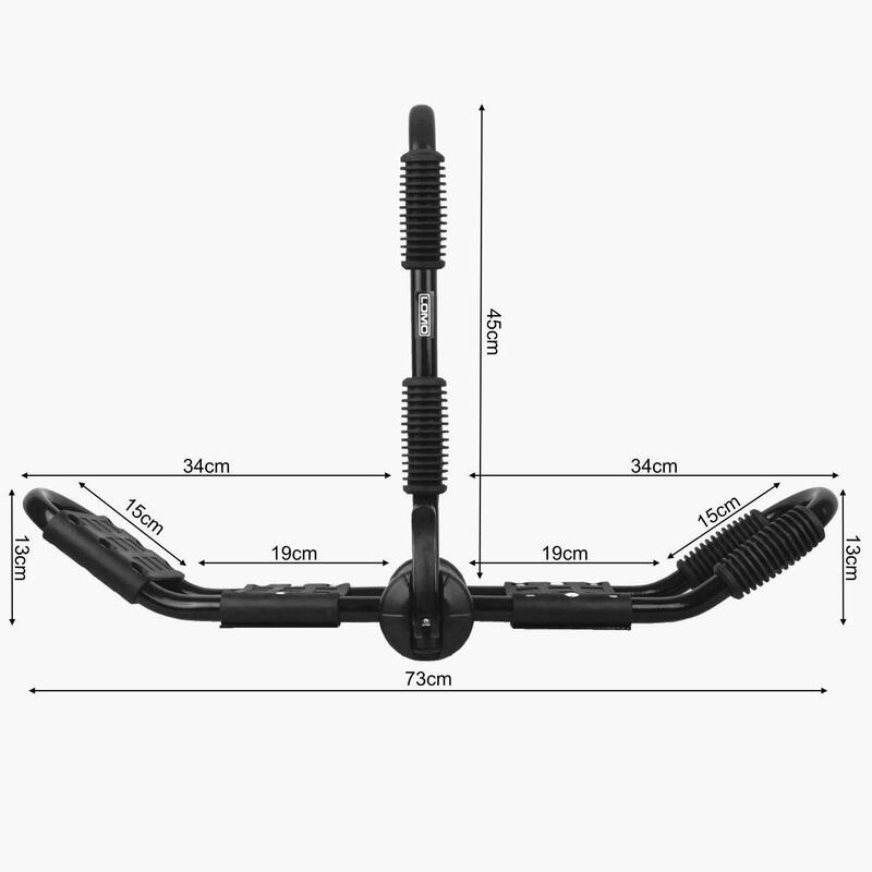 Lomo Double Folding Kayak J Bars 2 Boat Roof Rack LOMO Decathlon