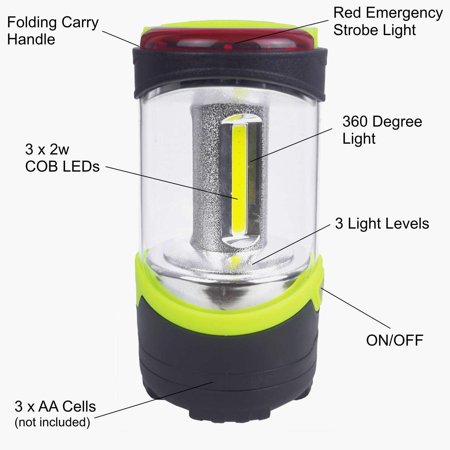 Lomo Compact LED Camping Lantern - 350 Lumens 5/7
