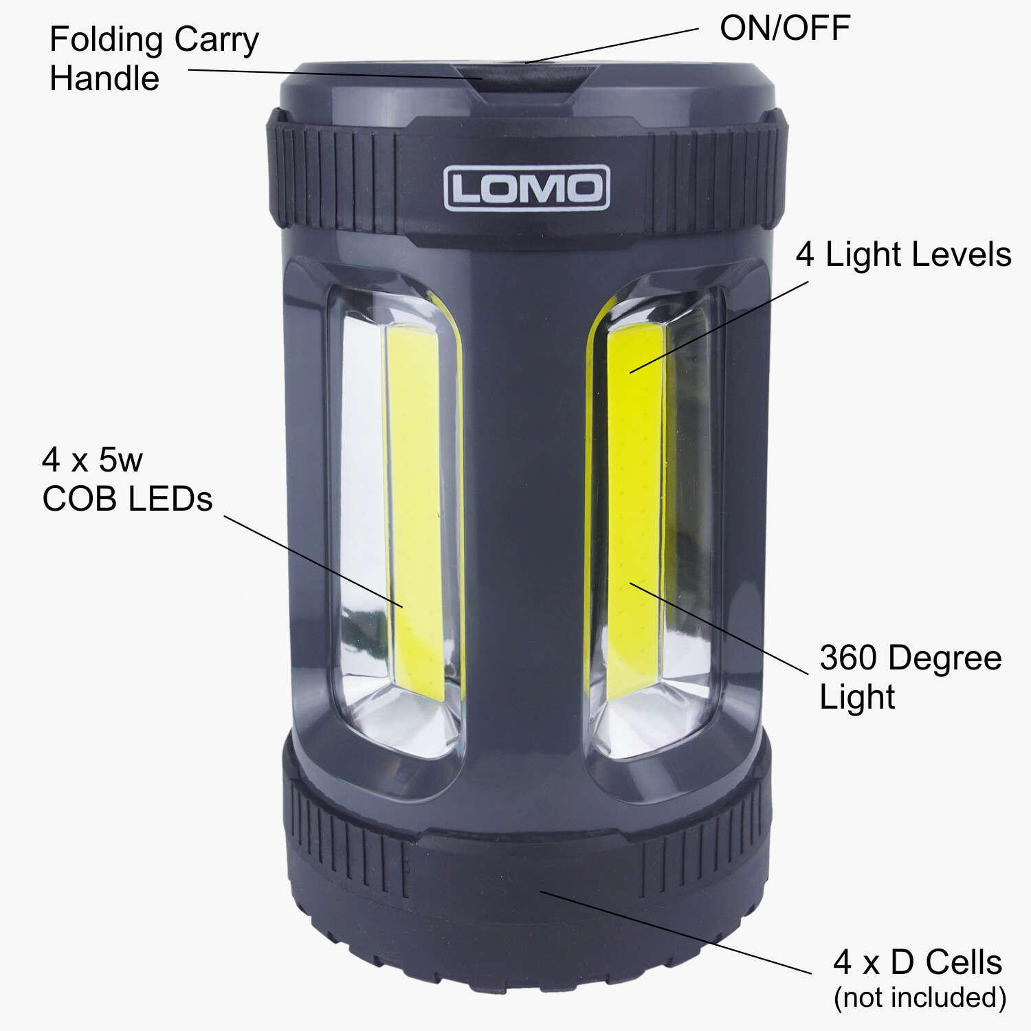 Lomo LED Camping Lantern - 1000 Lumens 6/8