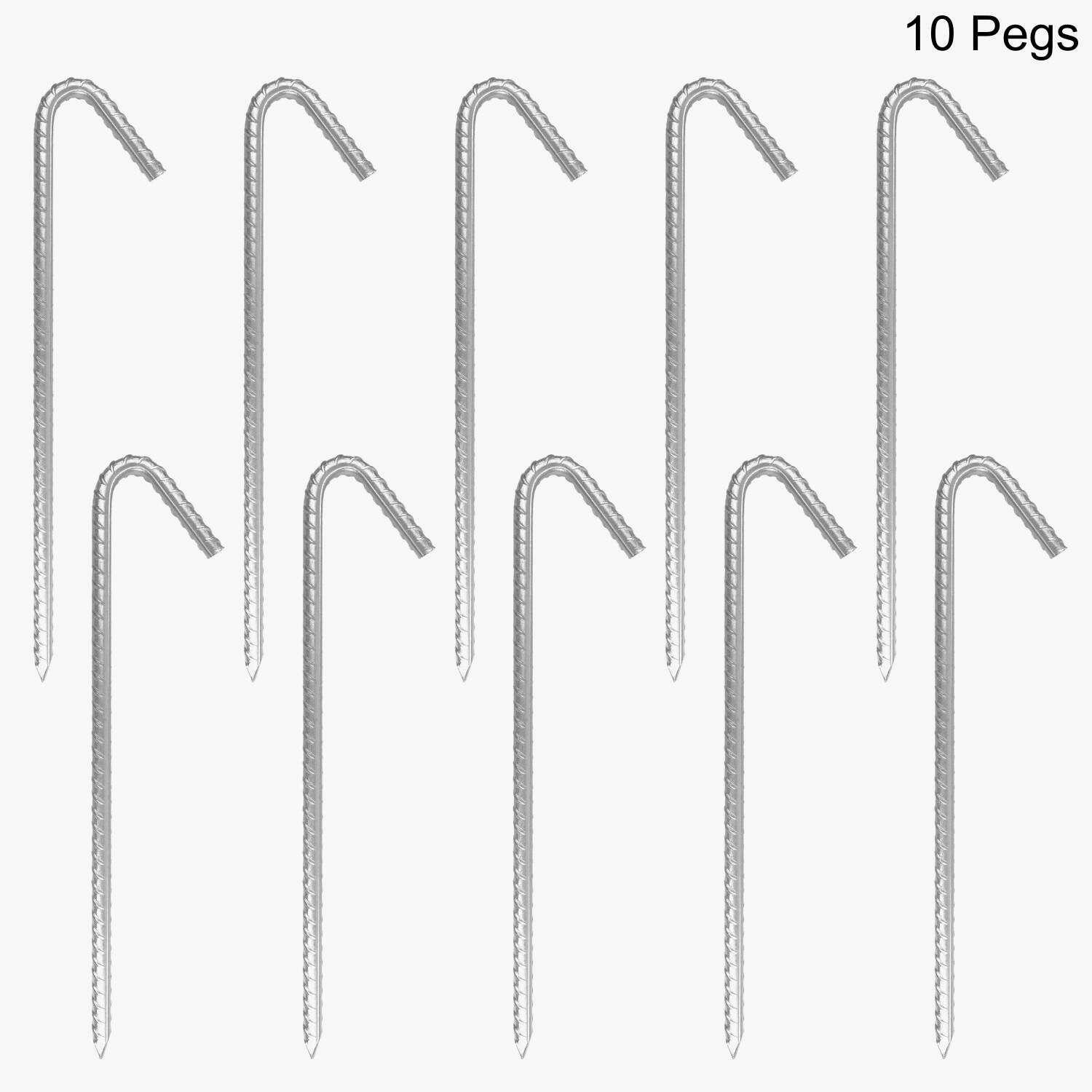 Lomo Marquee Heavy Duty Tent Pegs - Set of 10 3/4