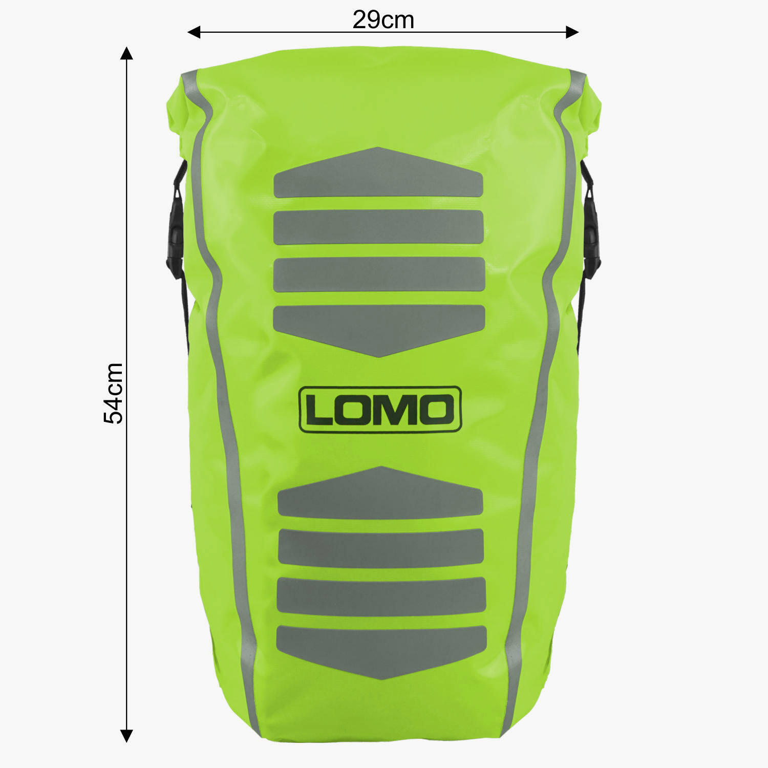 Lomo 30L Hi Viz Cycling Dry Bag Rucksack 4/8