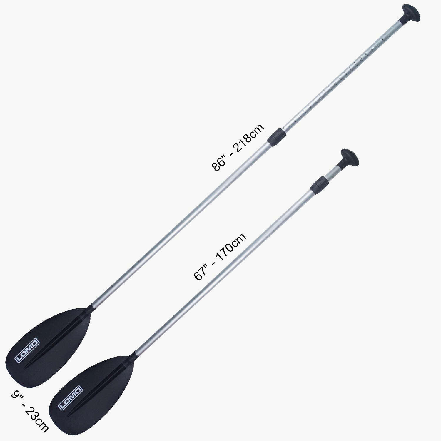 Lomo Aluminium SUP Paddle - Adjustable 2/7