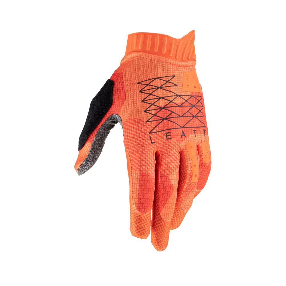 Gants de cyclisme homme VTT 1.0 GRIPR Orange 3/7