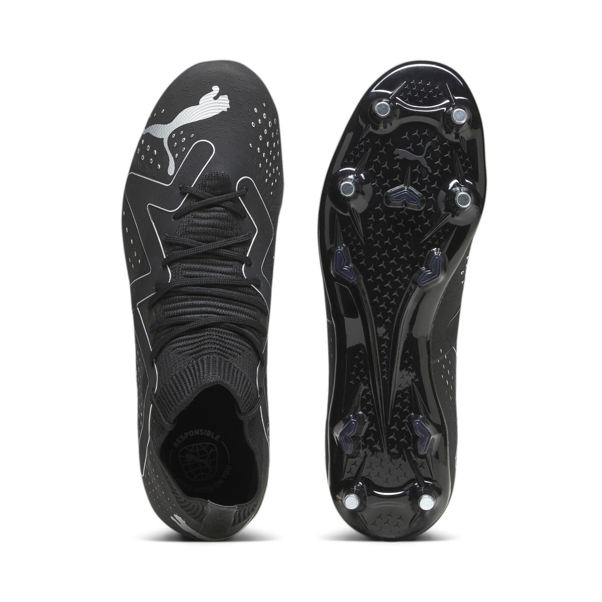 Botas de fútbol FUTURE MATCH MxSG Hombre PUMA Black Silver Metallic 6/7