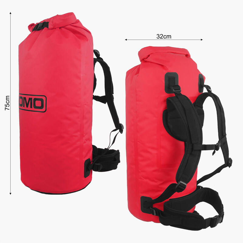 Lomo 60L Dry Bag Rucksack - Red