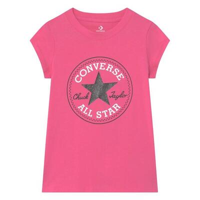 Meisjes-t-shirt converse timels chuck patch