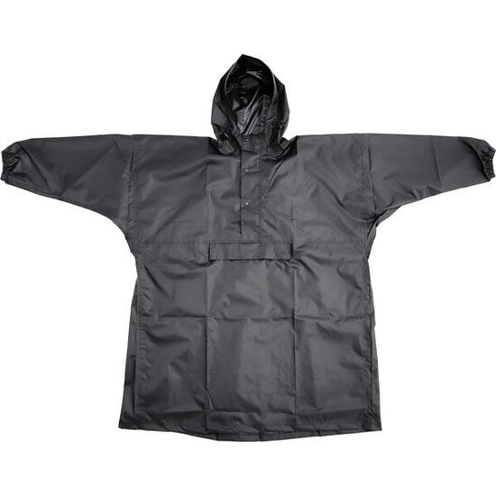 Regenponcho Trekking schwarz