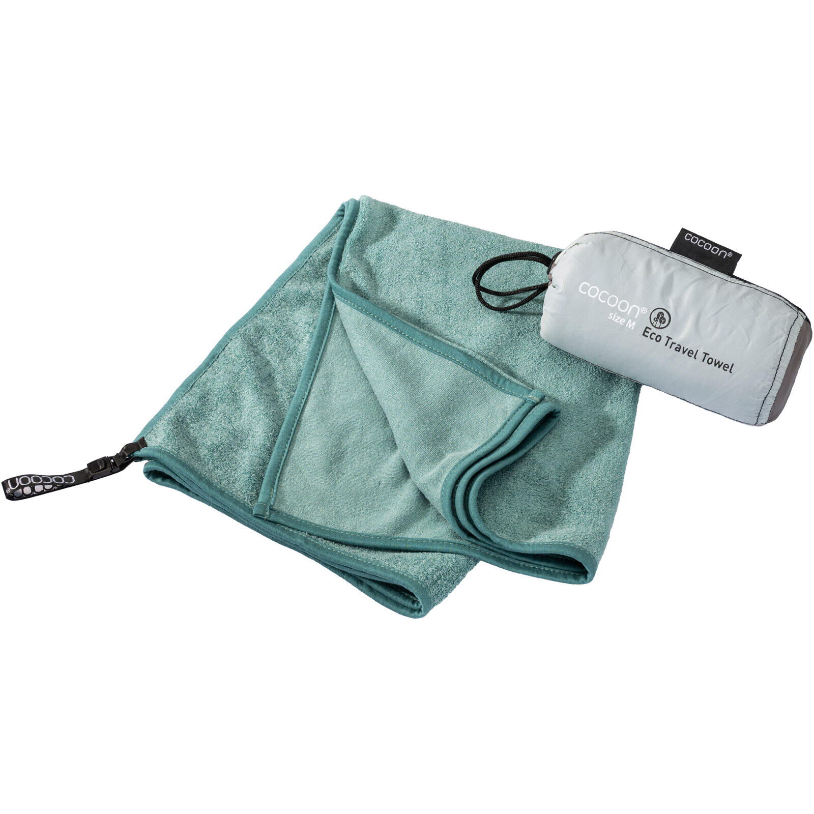 Reisehandtuch Lyocell Travel Towel nile green 3/7