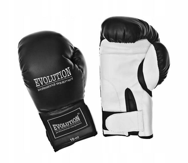 Rękawice bokserskie Evolution Professional Equipment Basic Black 6/6