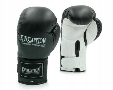 Rękawice bokserskie Evolution Professional Equipment Basic Black