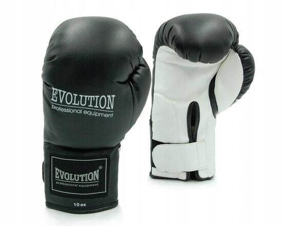 Rękawice bokserskie Evolution Professional Equipment Basic Black