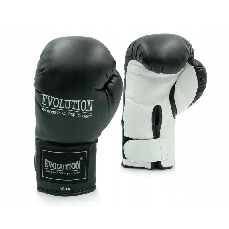 Rękawice bokserskie Evolution Professional Equipment Basic Black