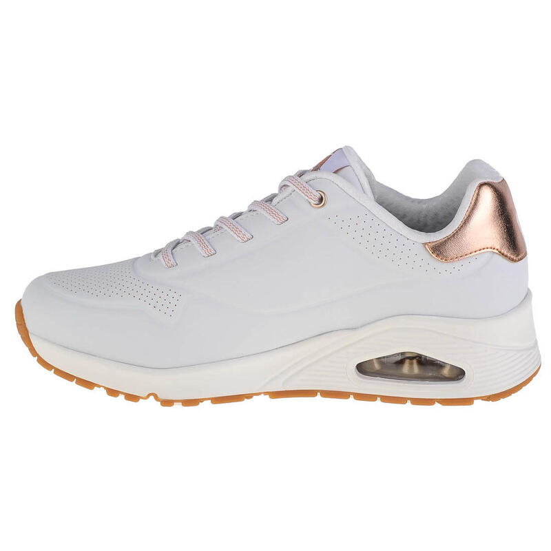 Pantofi Sport Skechers Model Uno - Shimmer Away Culoare Alb
