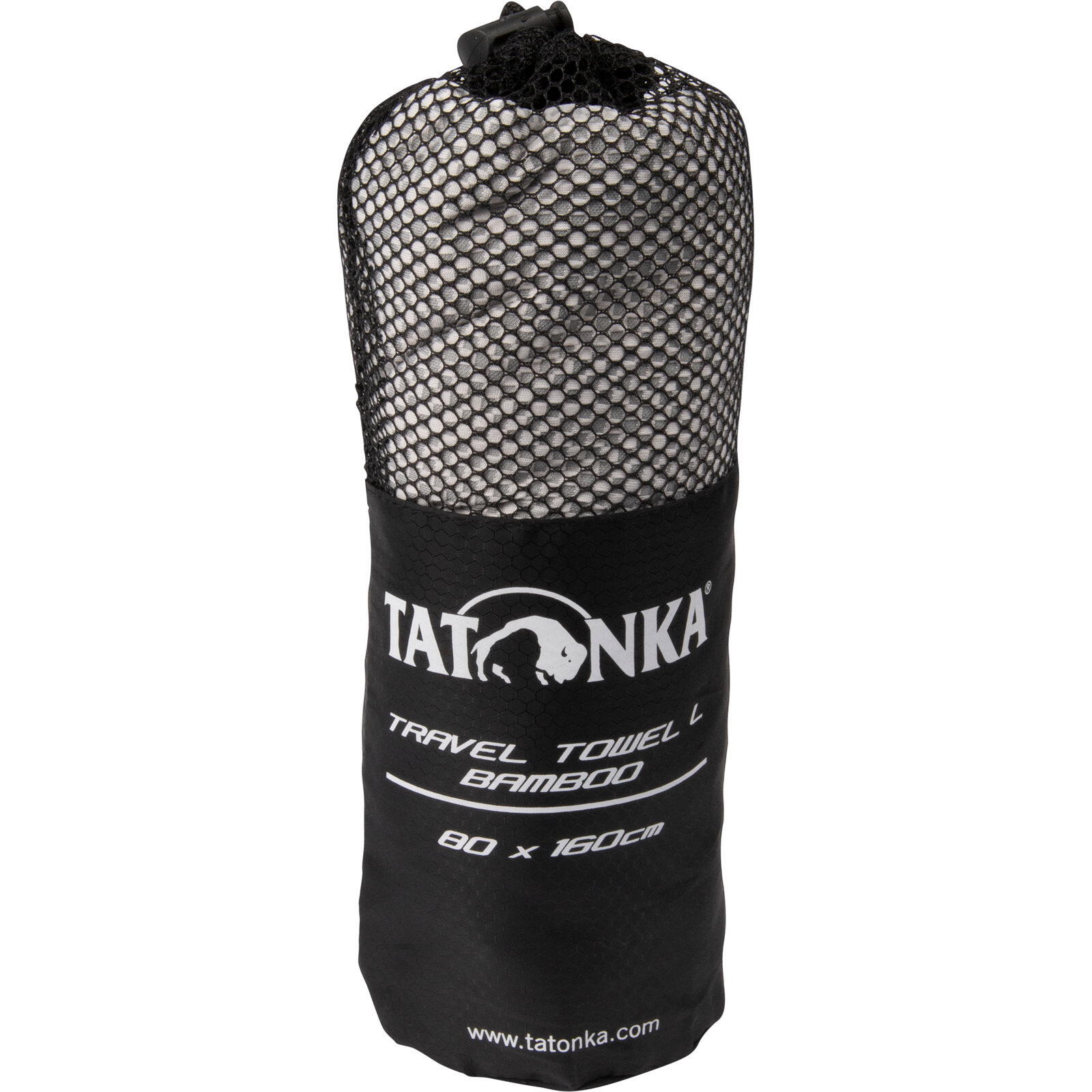 Funktionshandtuch Travel Towel Bamboo L grey 4/4