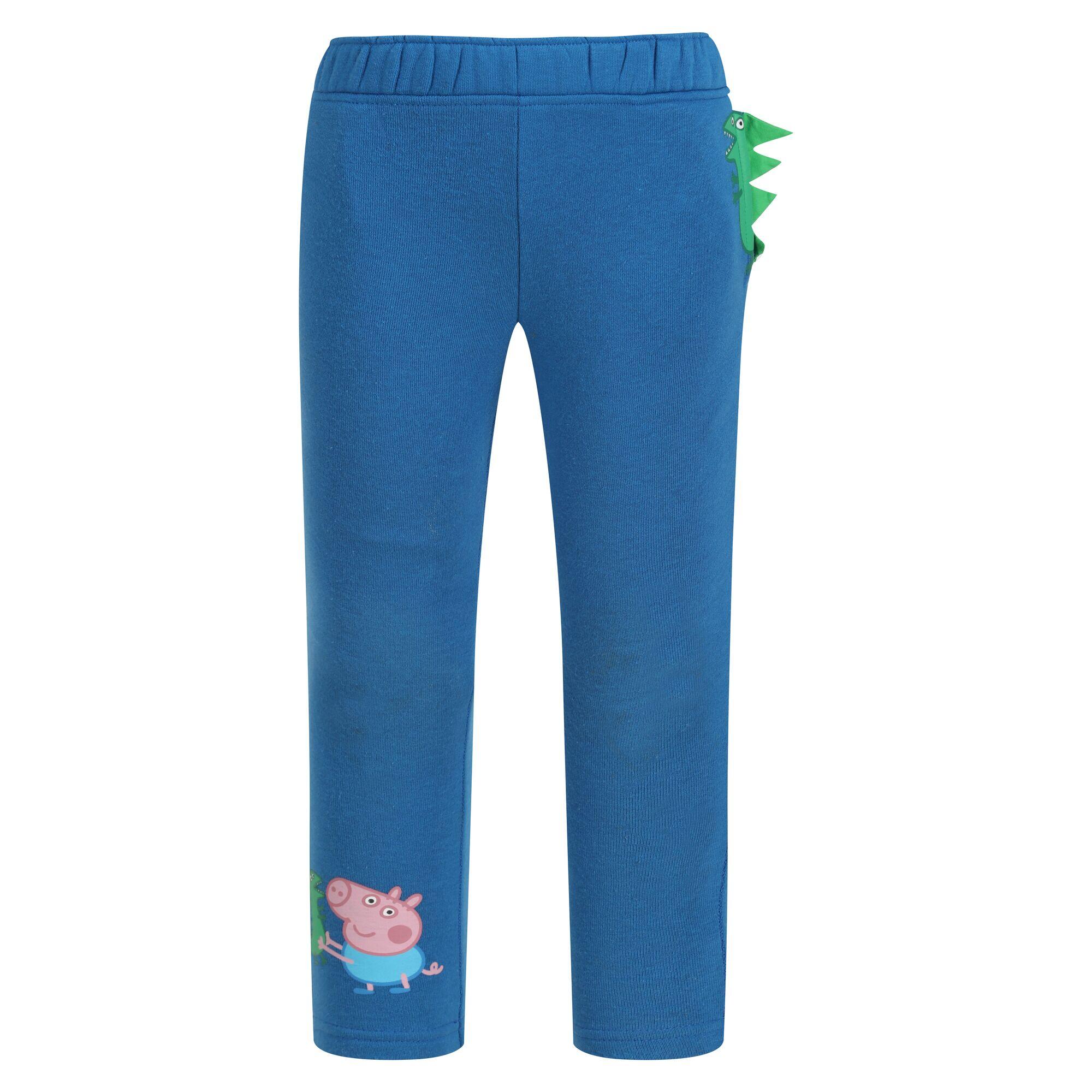 REGATTA Peppa Pig Kids' Hiking Polycotton Joggers - Bright Blue